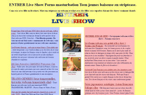 Rencontre Webcam sexe , coquine en live show
